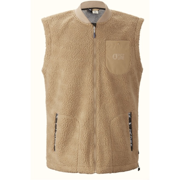 Picture Organic Clothing ENDERBY FLEECE VEST Sherpa Fleece Vest Men’s Medium - Picture 3 of 9